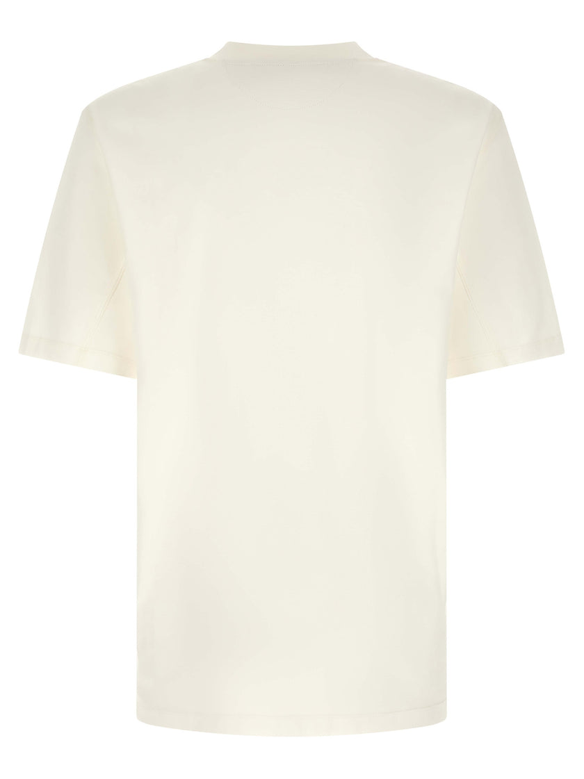 Brunello Cucinelli Weißes Baumwoll-T-Shirt