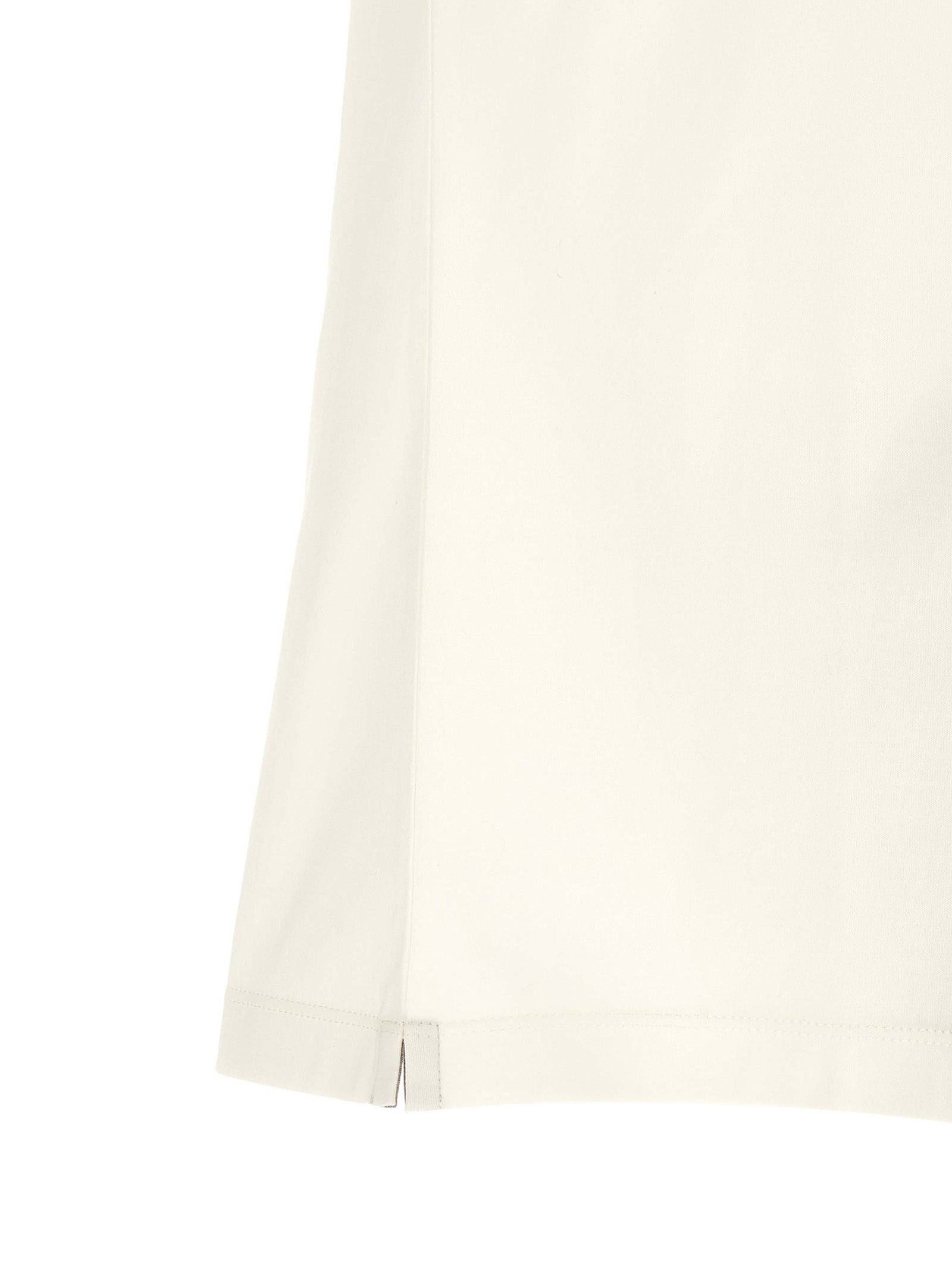 Brunello Cucinelli Weißes Baumwoll-T-Shirt