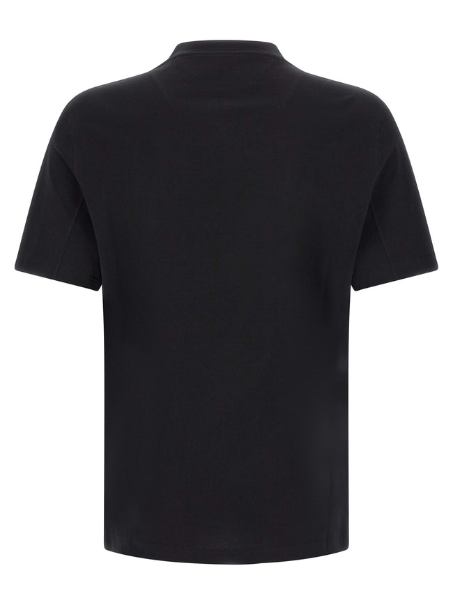 Brunello Cucinelli Black Cotton T-Shirt