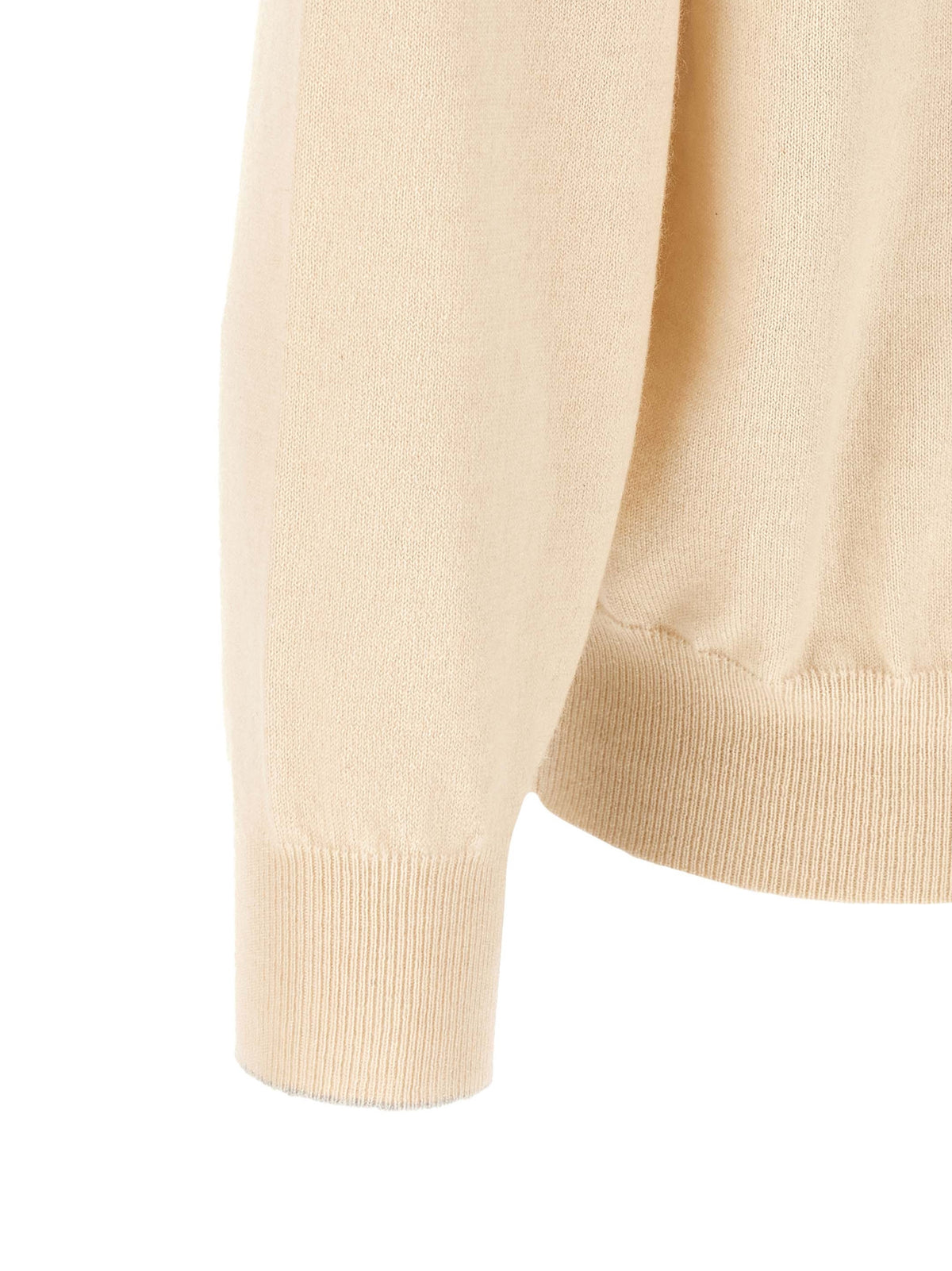 Brunello Cucinelli Soft Cashmere Cardigan in White