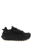Moncler Schwarze Leder-Sneaker im Athletic-Stil