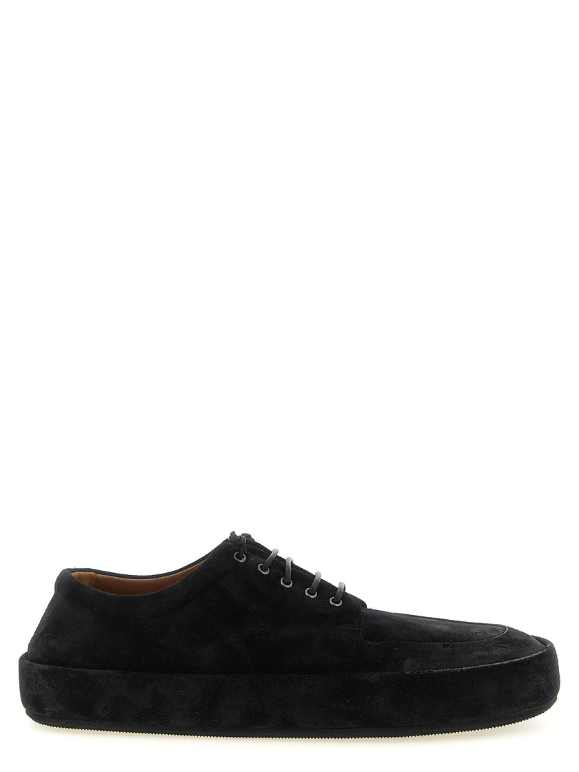 Marsell Schwarze Oxford- und Derby-Schuhe aus Kalbsleder
