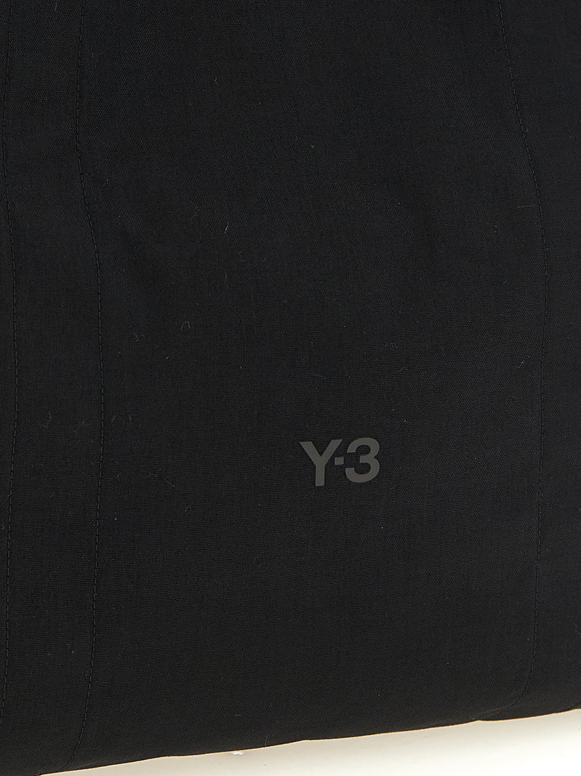 Y-3 Schwarze Shopper-Tasche aus Polyamid