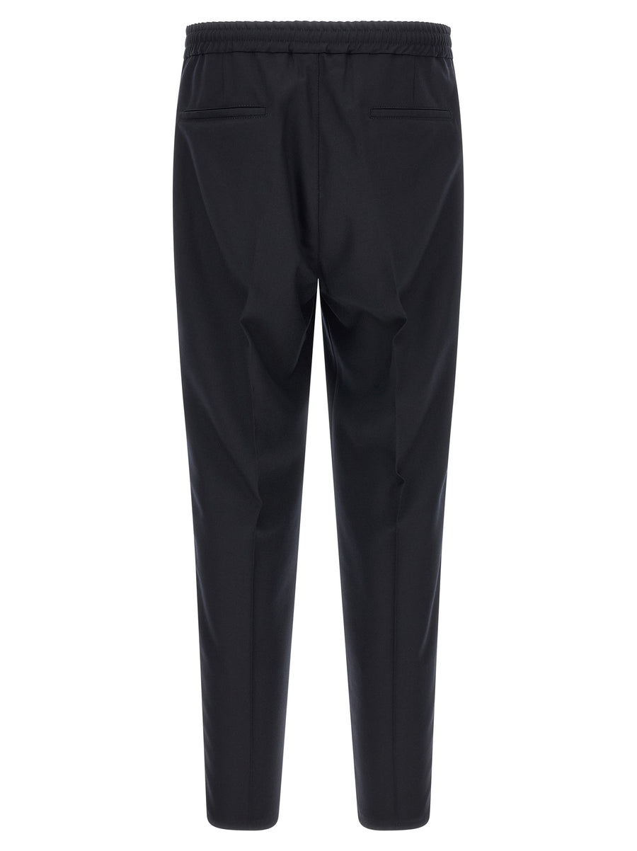 Brunello Cucinelli Blaue Hose aus reiner Schurwolle