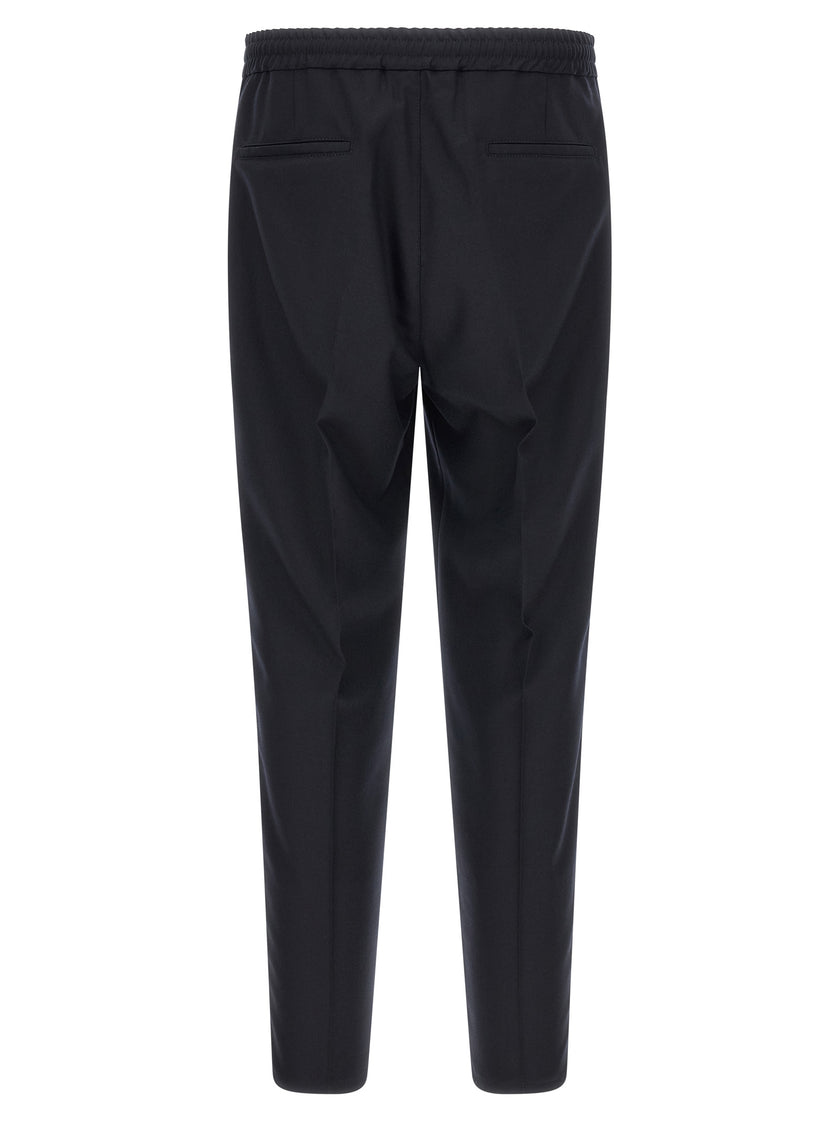 Brunello Cucinelli Blaue Hose aus reiner Schurwolle
