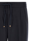 Brunello Cucinelli Blaue Hose aus reiner Schurwolle