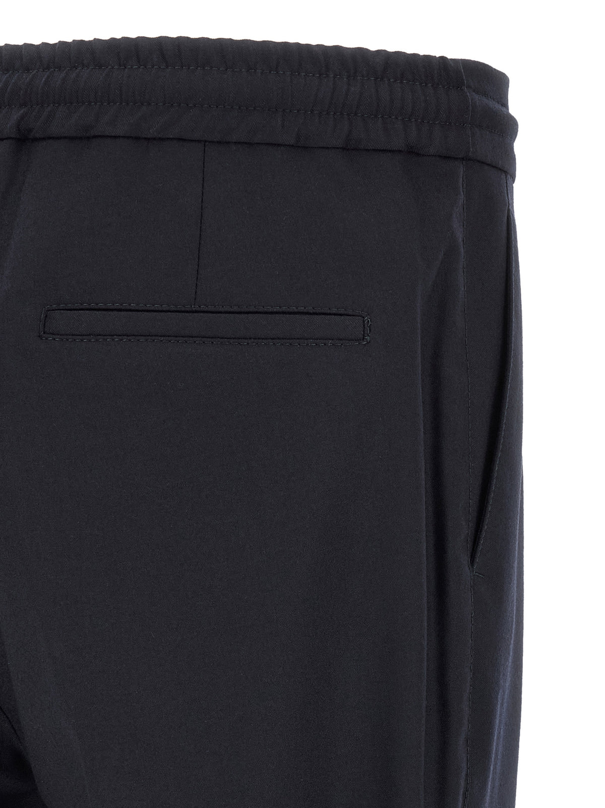 Brunello Cucinelli Blue Trousers Made of Pure Virgin Wool