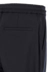 Brunello Cucinelli Blaue Hose aus reiner Schurwolle