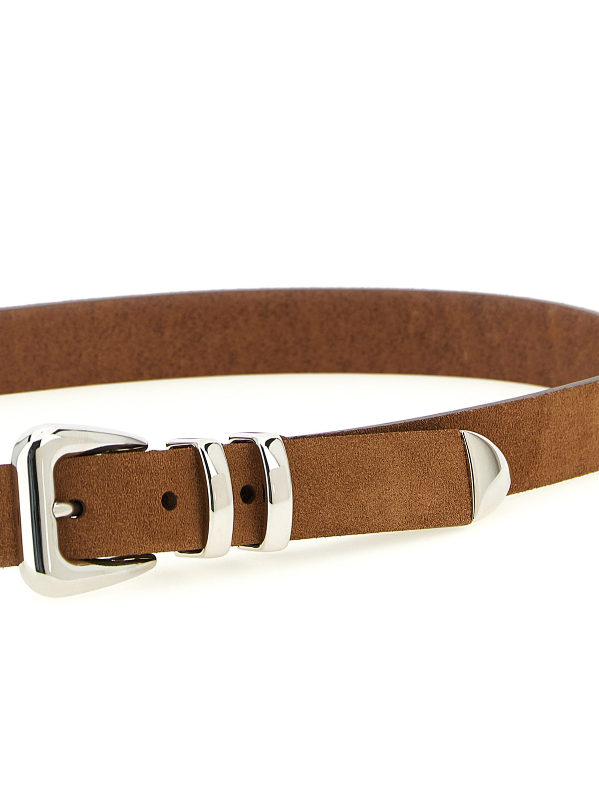 Brunello Cucinelli Brown Calfskin Leather Regular Belt