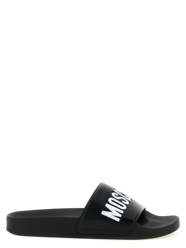 Moschino Bicolor-PVC-Sandalen