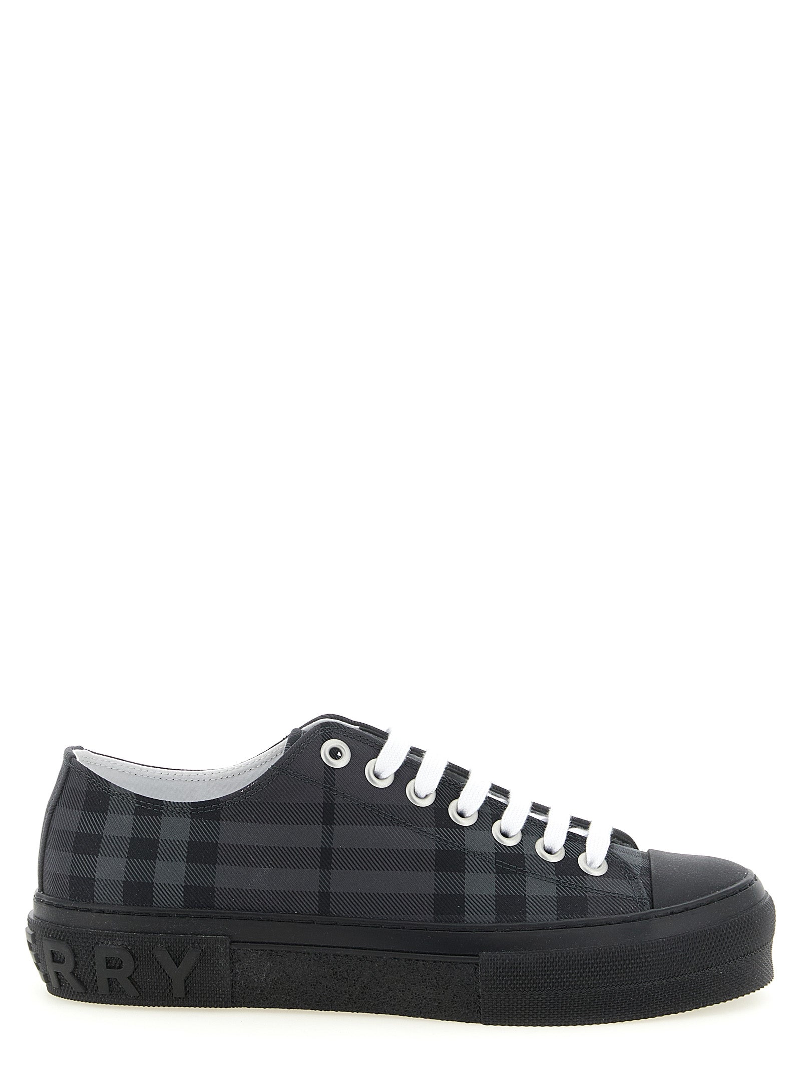 Burberry Graue Polyamid Low-Top-Sneaker