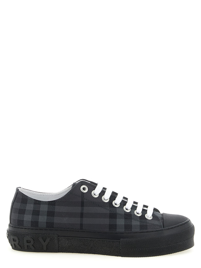 Burberry Graue Polyamid Low-Top-Sneaker