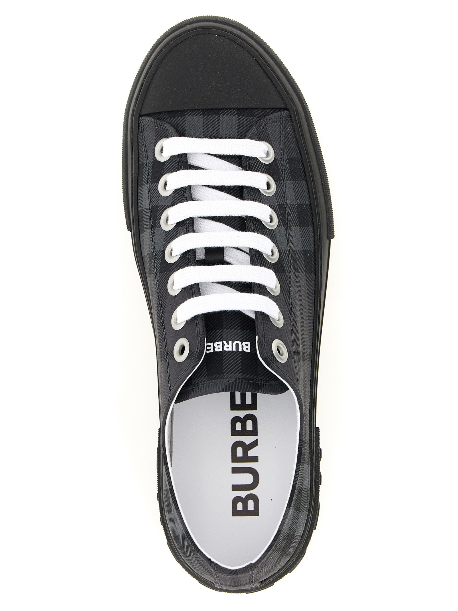 Burberry Graue Polyamid Low-Top-Sneaker