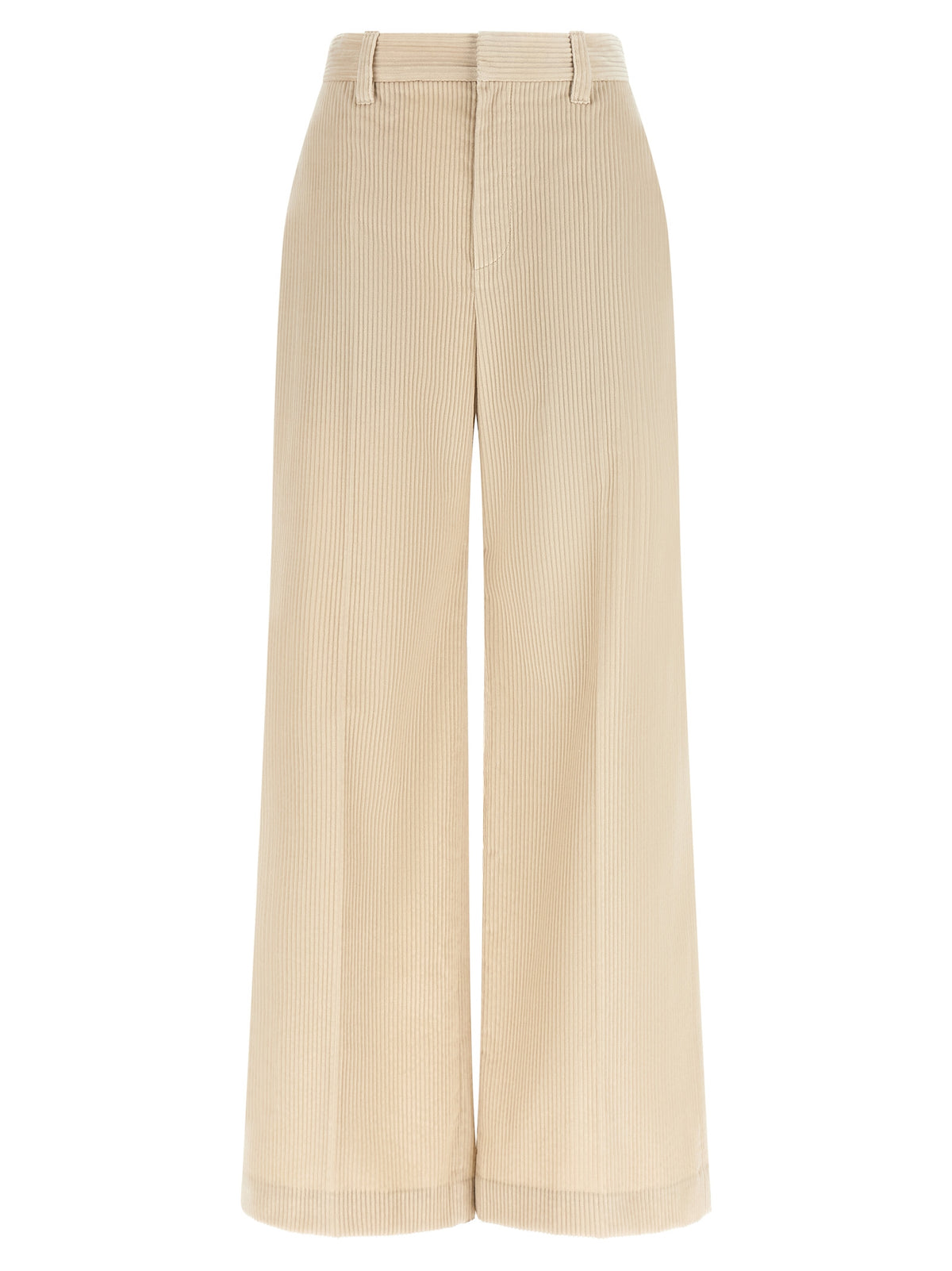 Brunello Cucinelli Beige Cotton Casual Pants