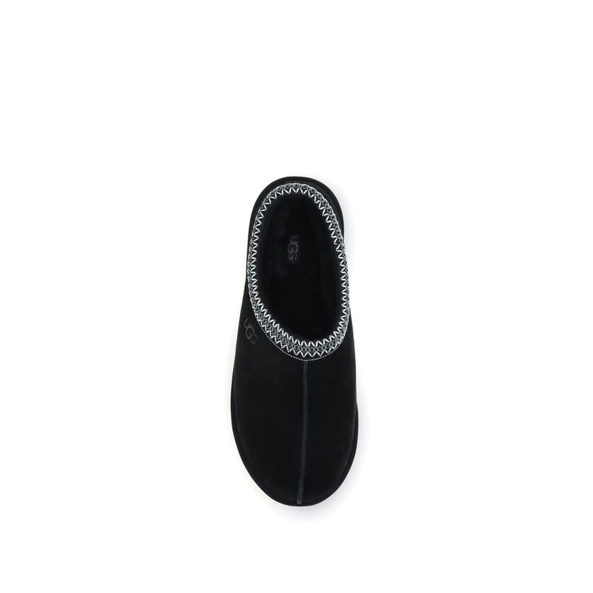 UGG Schwarzer Leder-Mokassin