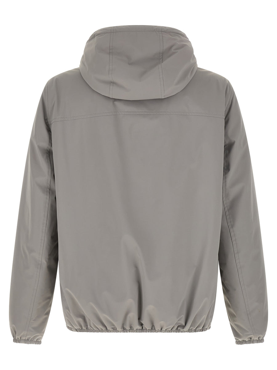 Brunello Cucinelli Graue Jacke aus Polyamid