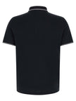 Stone Island Blaues Baumwoll-Polohemd