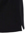 Stone Island Schwarzes Baumwoll-Poloshirt