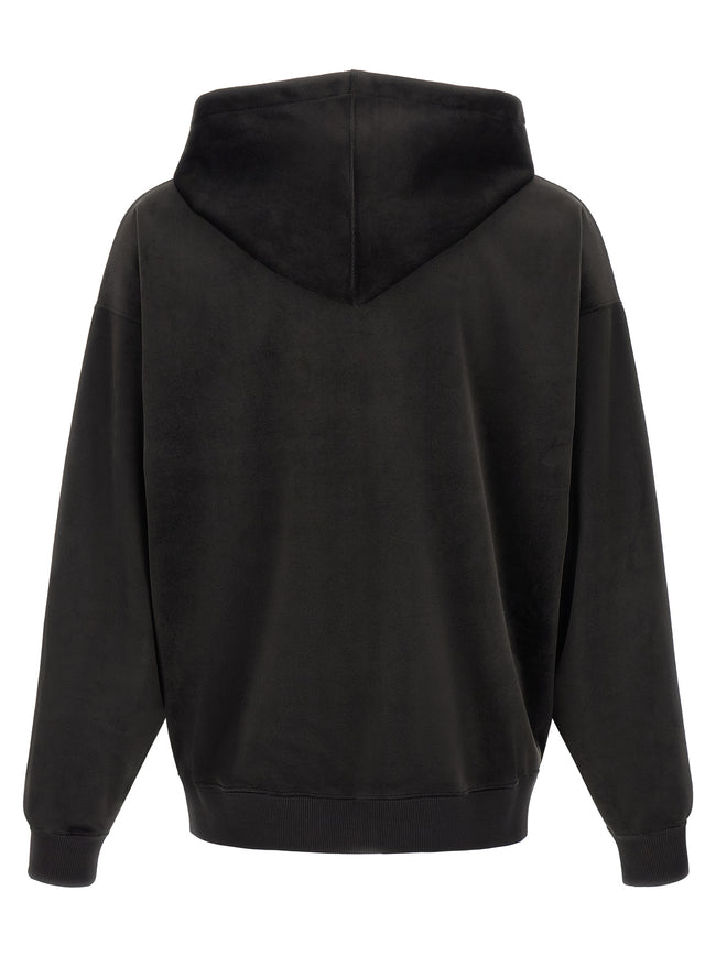Y-3 Schwarzer Pullover aus recyceltem Polyester