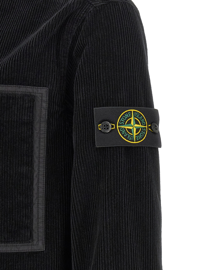Stone Island Schwarze Baumwollbluse