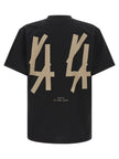 44 Label Group Schwarzer Baumwoll-Sportswear-Artikel