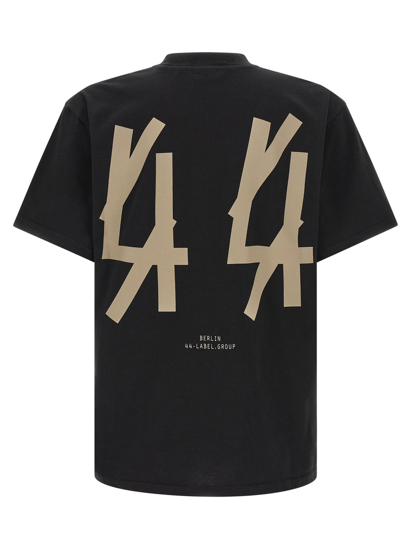 44 Label Group Schwarzer Baumwoll-Sportswear-Artikel