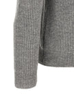 ZANONE Grauer Cardigan aus reiner Schurwolle