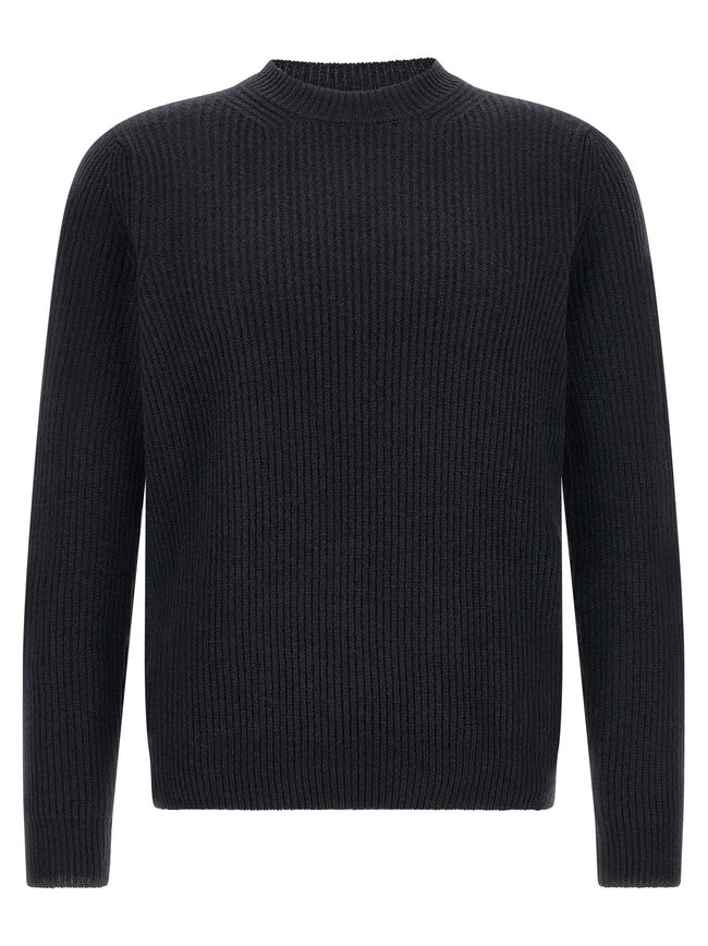 ZANONE Blauer Cardigan aus Schurwolle