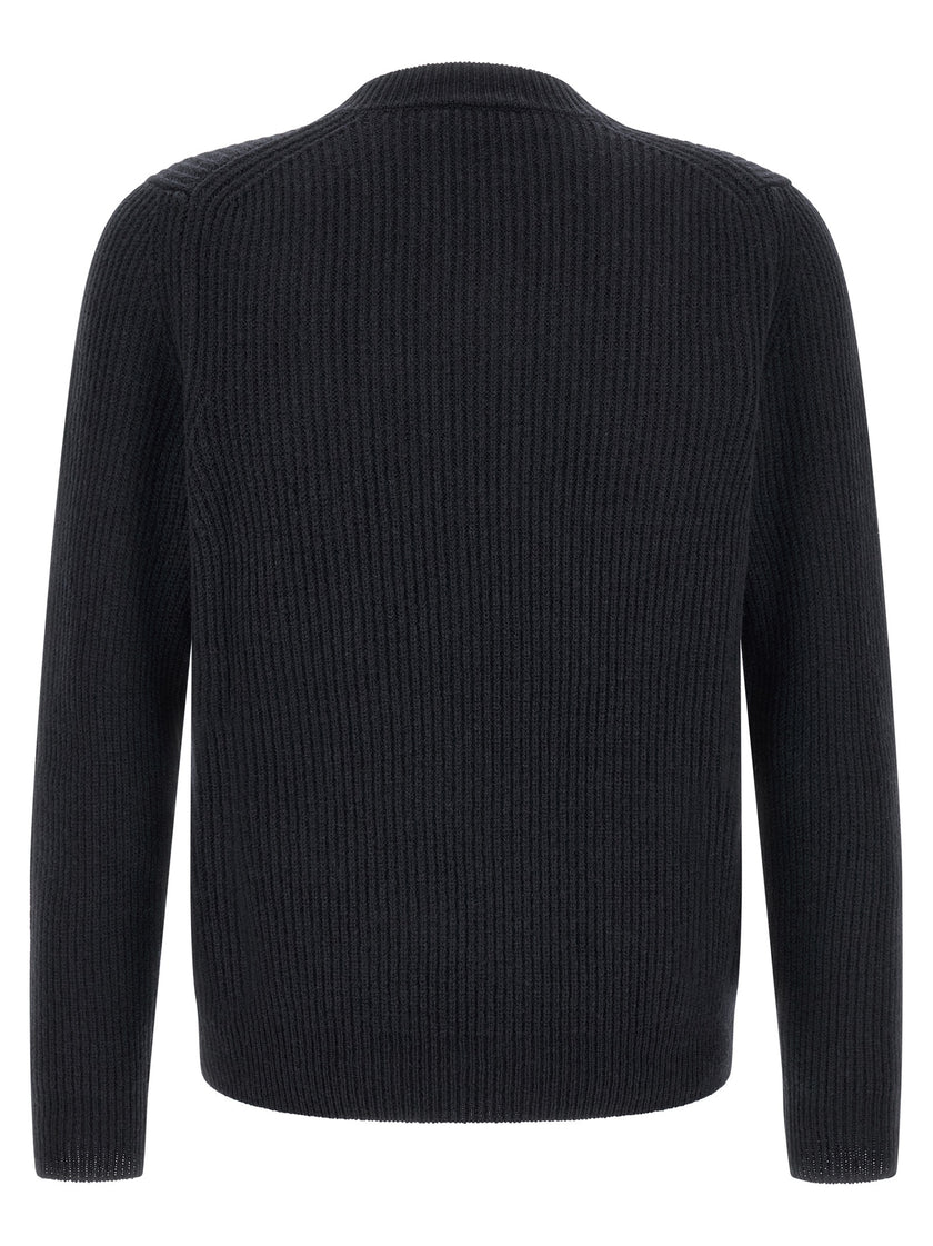 ZANONE Blauer Cardigan aus Schurwolle