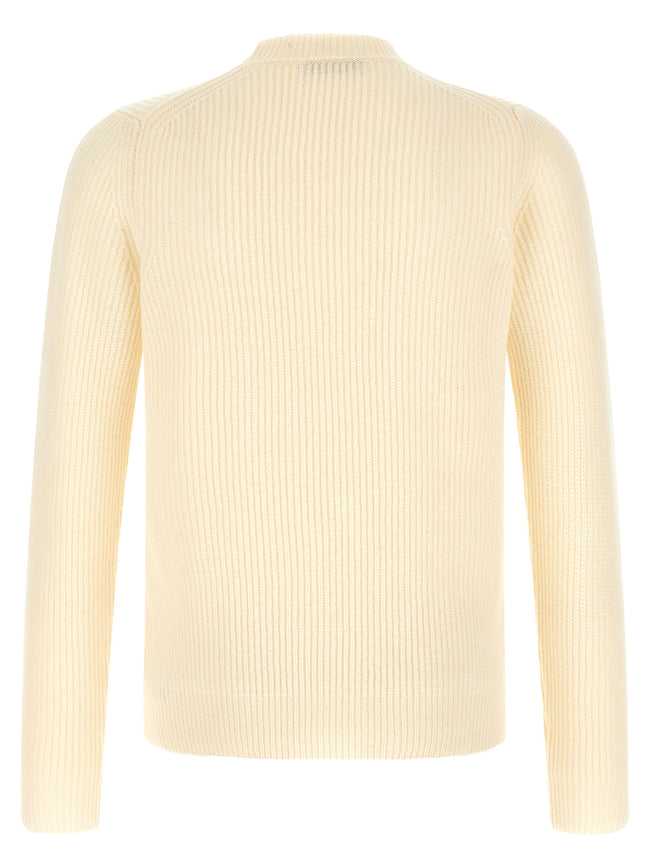 ZANONE White Pure Virgin Wool Cardigan