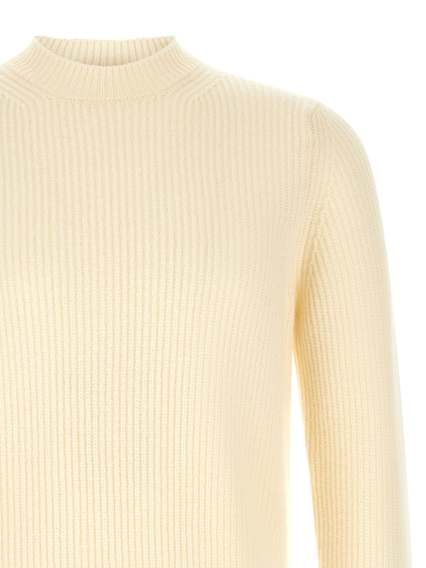 ZANONE White Pure Virgin Wool Cardigan