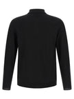 ZANONE Black Polo Shirt in Pure Virgin Wool