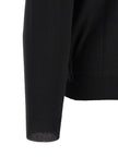 ZANONE Black Polo Shirt in Pure Virgin Wool