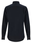 BORRIELLO Blaue Baumwollbluse