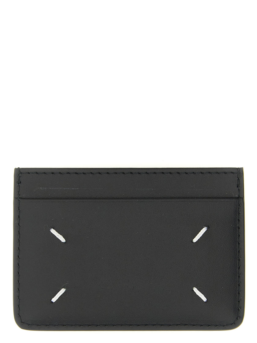 Maison Margiela Schwarzer Kalbsleder-Kartenetui
