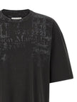Maison Margiela Schwarzes Langarm-T-Shirt aus Baumwolle