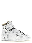 Maison Margiela Zweifarbige Kalbsleder-Sneaker im Athletic-Stil