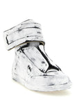Maison Margiela Zweifarbige Kalbsleder-Sneaker im Athletic-Stil