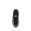 Dolce & Gabbana Schwarze Bos Taurus Kalbsleder-Sneakers