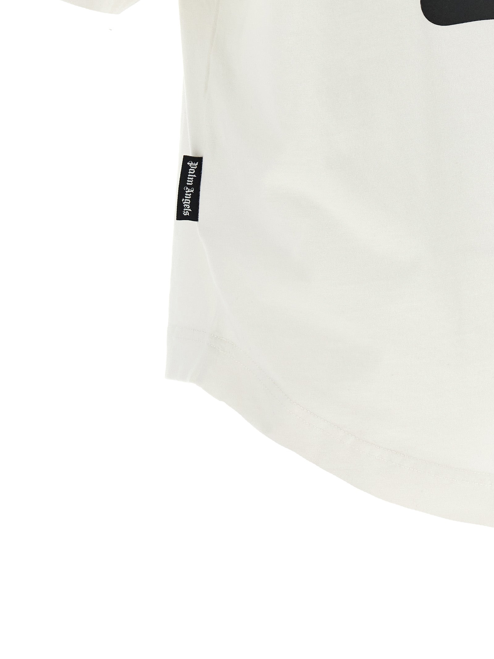 Palm Angels Weißes Baumwoll-T-Shirt