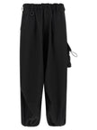 Y-3 Schwarze Cargohose aus Polyester