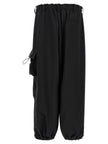 Y-3 Schwarze Cargohose aus Polyester