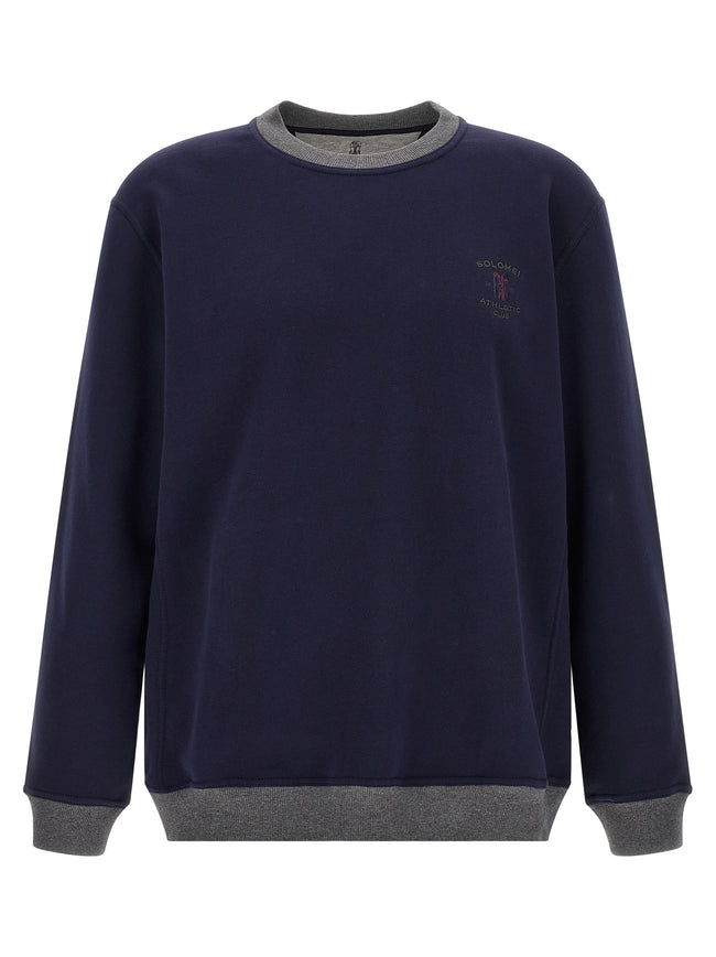 Brunello Cucinelli Blauer Baumwoll-Sweatshirt