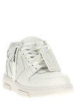 Off-White Weiße Kalbsleder Low-Top-Sneaker