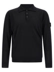 Stone Island Schwarzer Cardigan aus Schurwolle