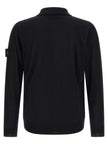 Stone Island Schwarzer Cardigan aus Schurwolle