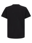 Stone Island Schwarzes Baumwoll-T-Shirt