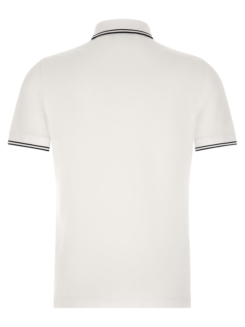 Stone Island Bicolor Cotton Polo Shirt