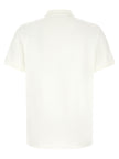 Moncler Weißes Poloshirt aus Baumwolle