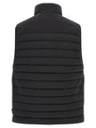 Stone Island Schwarze ärmellose Jacke aus Polyamid